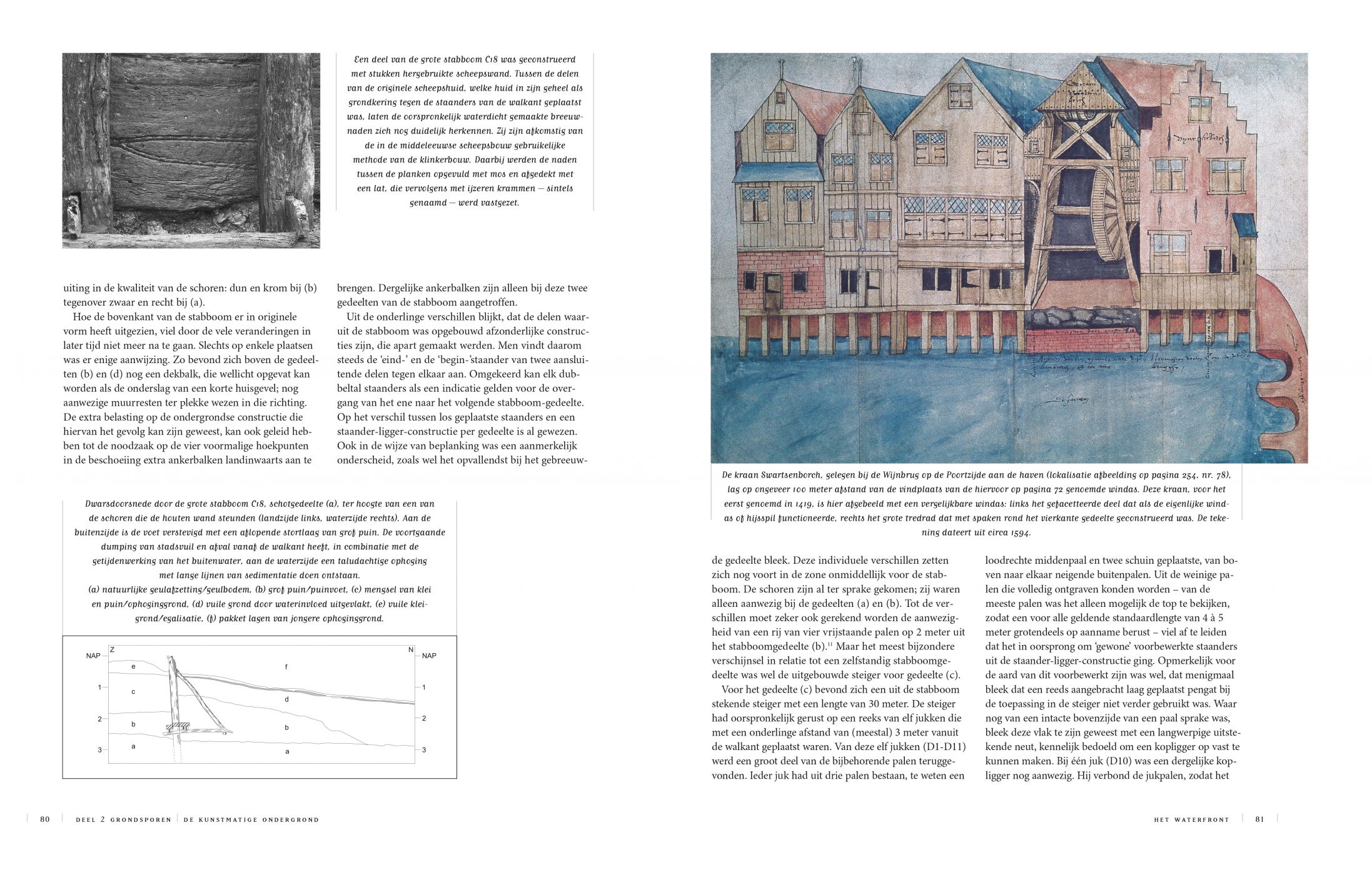 Inkijkexemplaar van het boek: <em>Archeologie van een deltastad. Opgravingen in de binnenstad van Dordrecht</em> - © Uitgeverij Matrijs