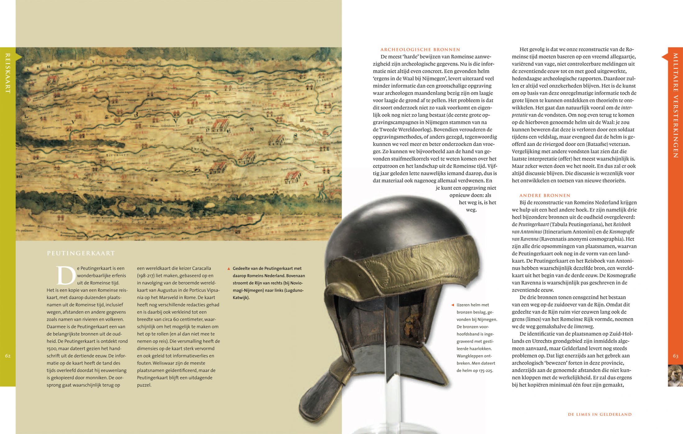 Inkijkexemplaar van het boek: <em>Grens van het Romeinse Rijk. De limes in Gelderland</em> - © Uitgeverij Matrijs