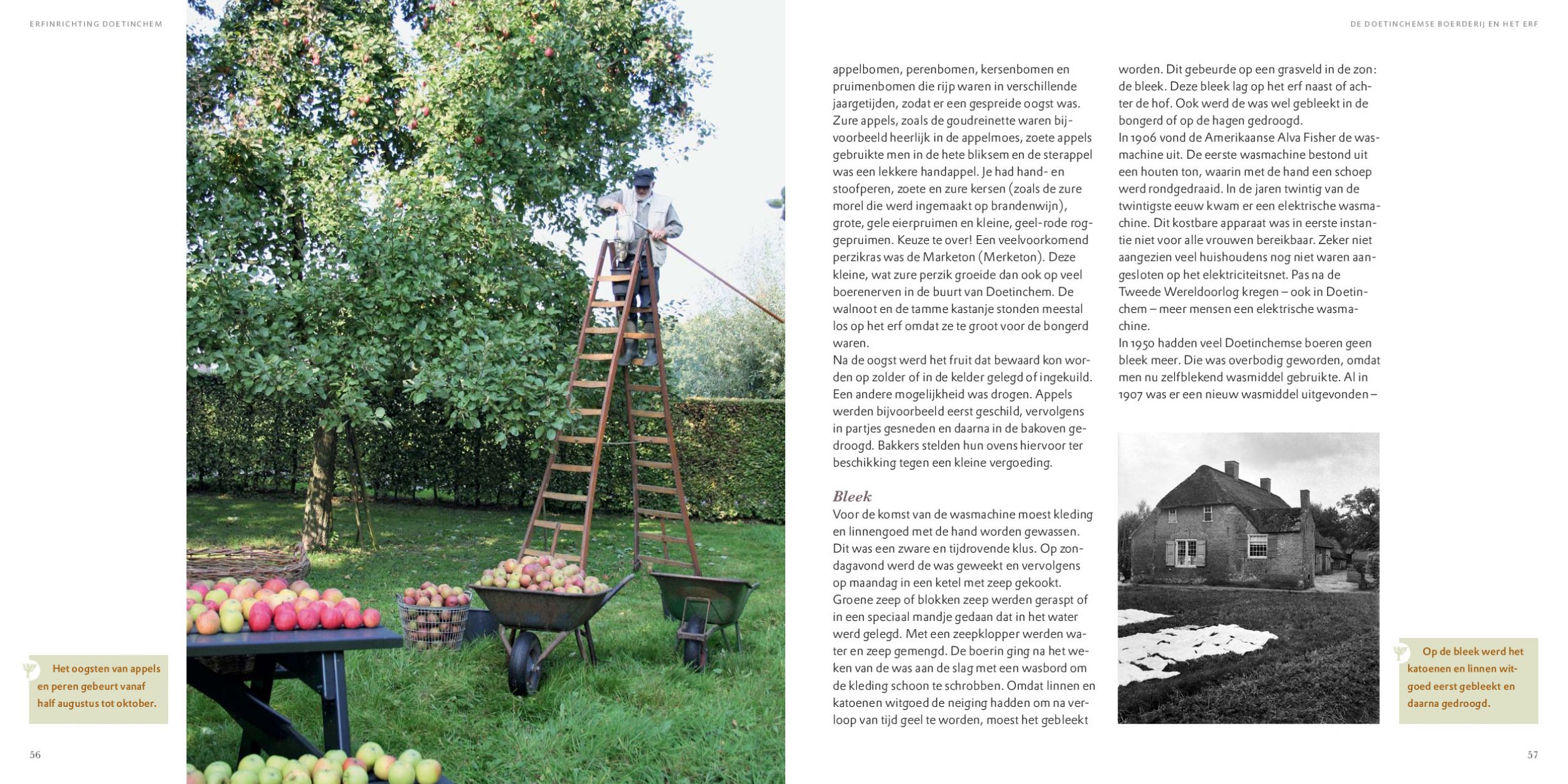 Inkijkexemplaar van het boek: <em>Erfbeplanting rond Doetinchem. De inrichting van historische boerenerven</em> - © Uitgeverij Matrijs