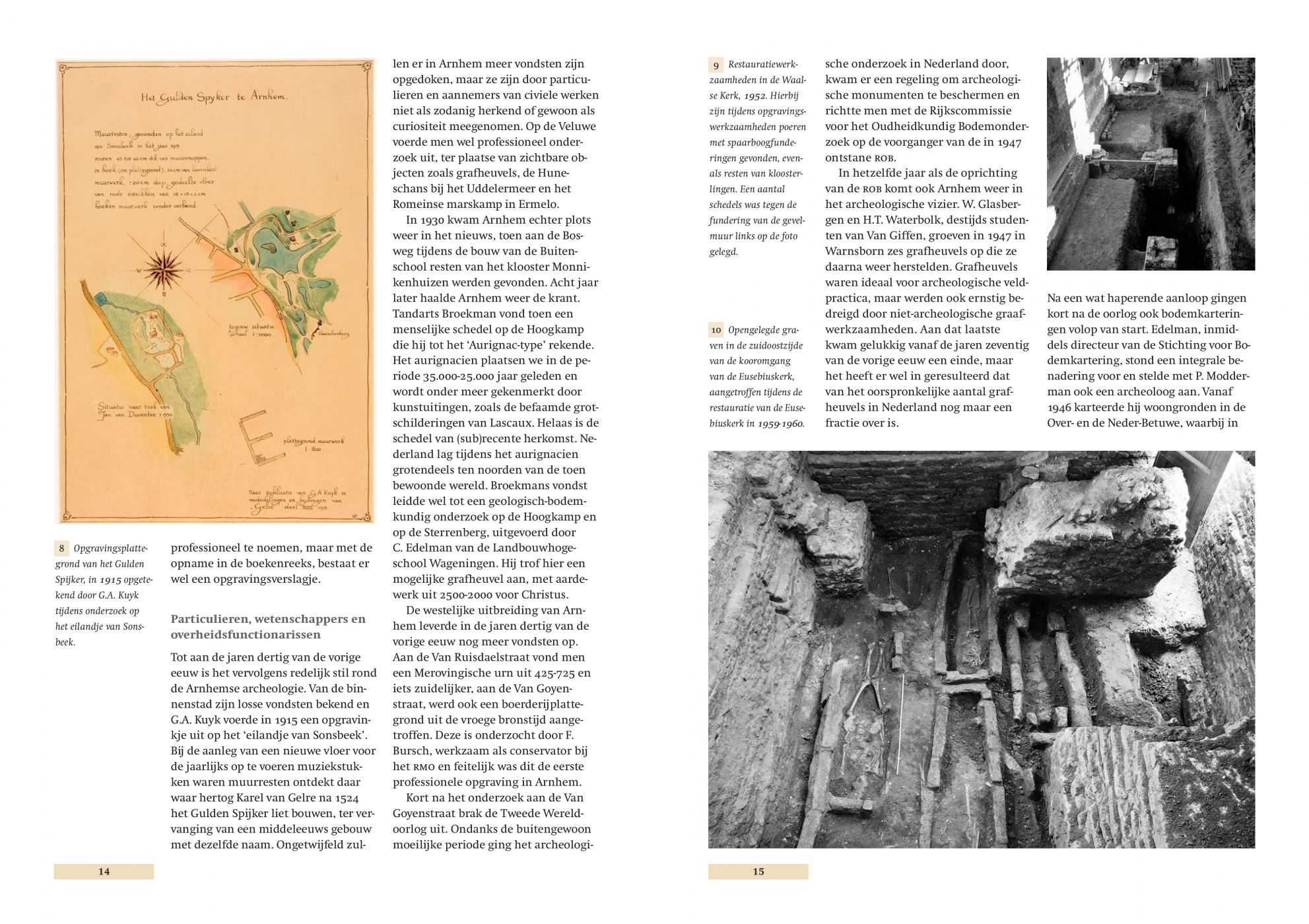 Inkijkexemplaar van het boek: <em>Beneden het maaiveld. Archeologie in Arnhem</em> - © Uitgeverij Matrijs