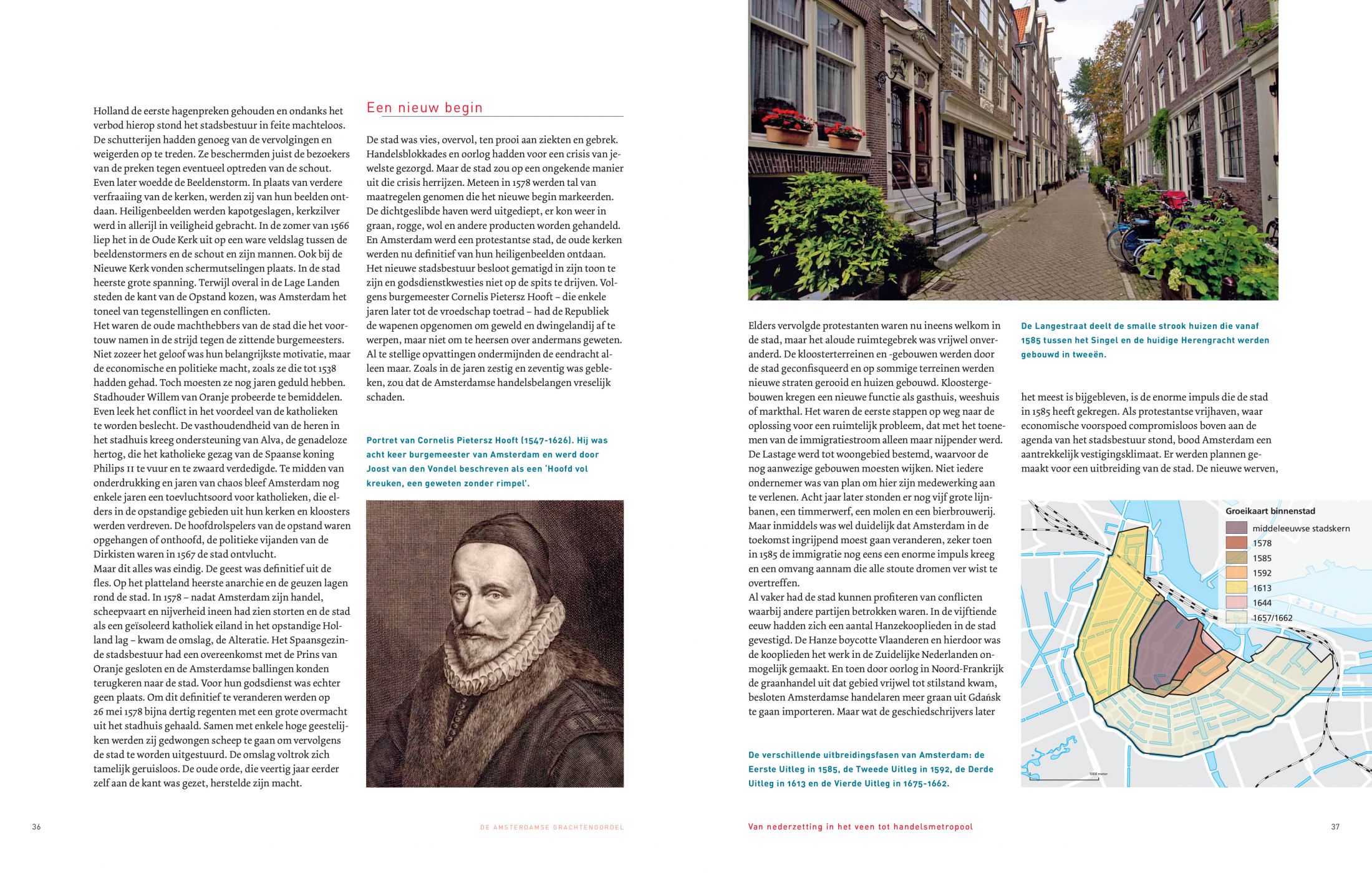 Inkijkexemplaar van het boek: <em>De Amsterdamse grachtengordel. Werelderfgoed sinds de Gouden Eeuw</em> - © Uitgeverij Matrijs