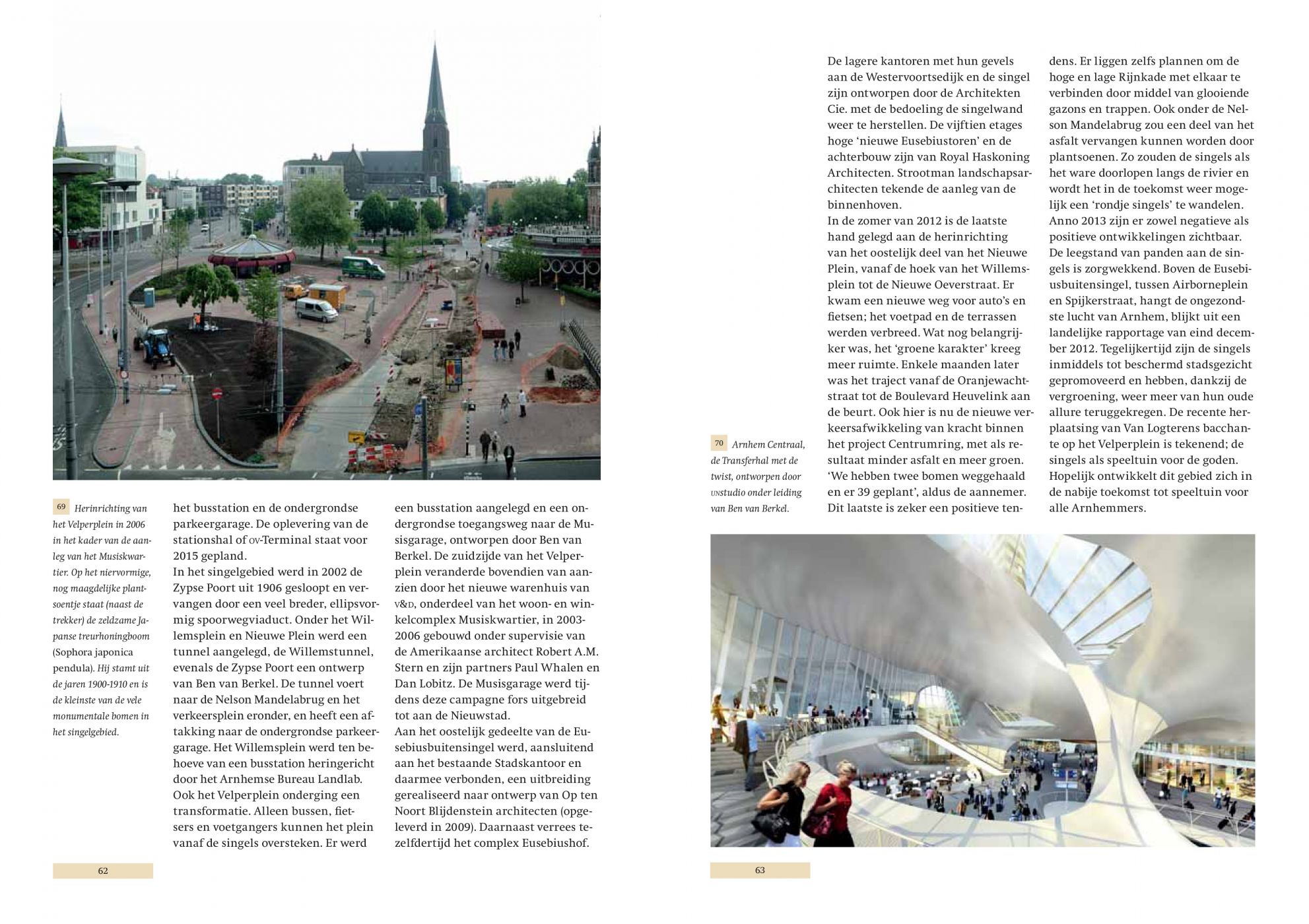Inkijkexemplaar van het boek: <em>De singels in Arnhem. Van vestinggordel tot Centrumring</em> - © Uitgeverij Matrijs