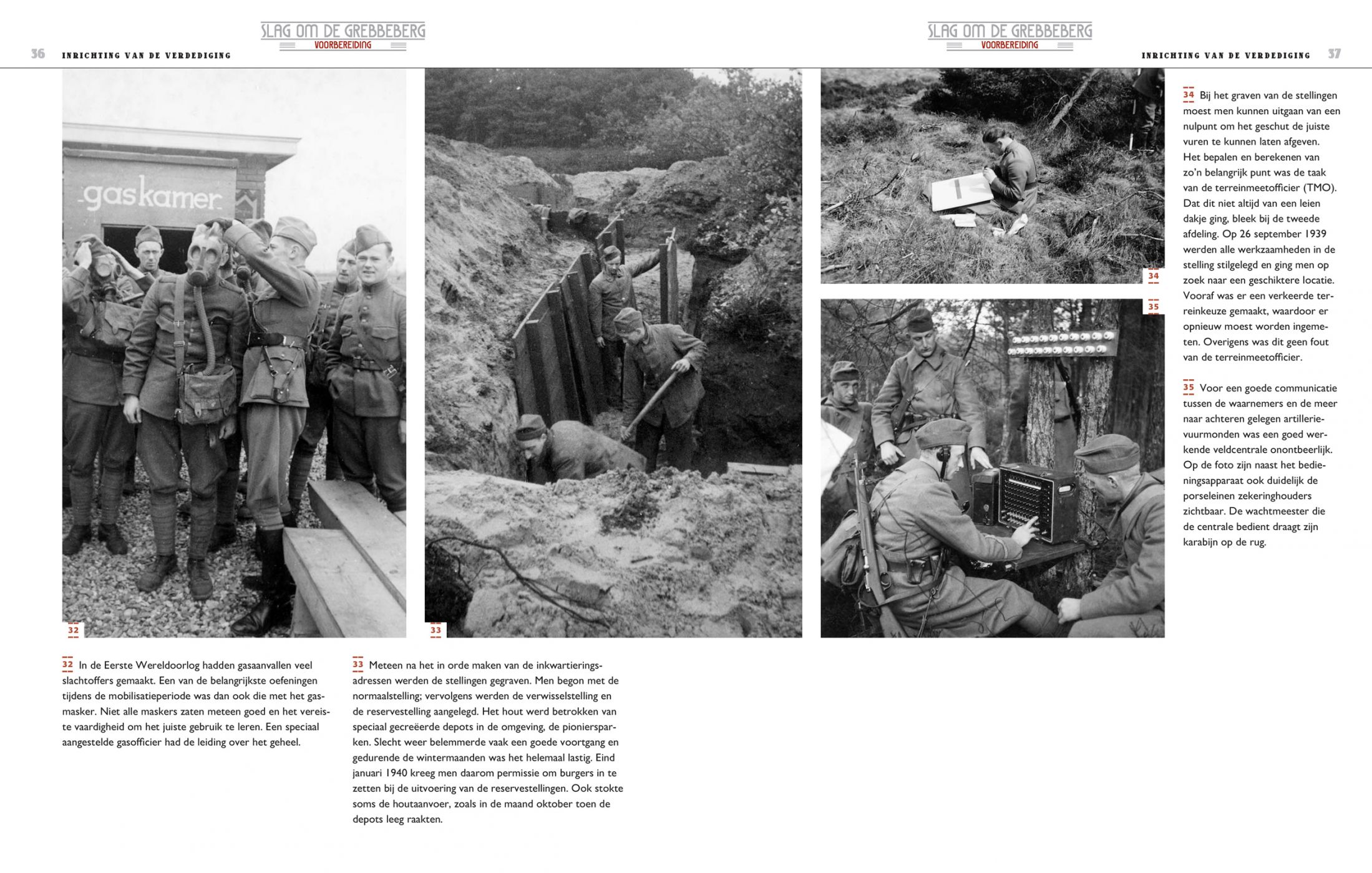 Inkijkexemplaar van het boek: <em>Slag om de Grebbeberg. Strijd om Wageningen en Rhenen in mei 1940</em> - © Uitgeverij Matrijs