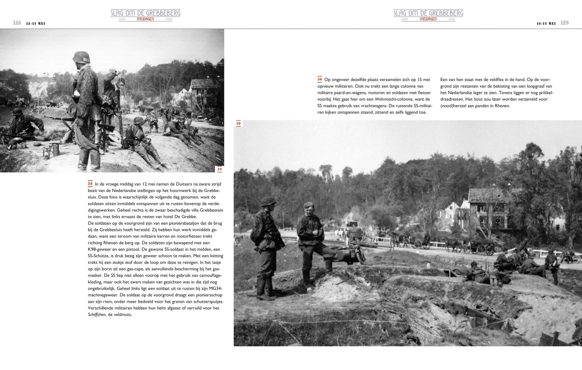 Inkijkexemplaar van het boek: <em>Slag om de Grebbeberg. Strijd om Wageningen en Rhenen in mei 1940</em> - © Uitgeverij Matrijs