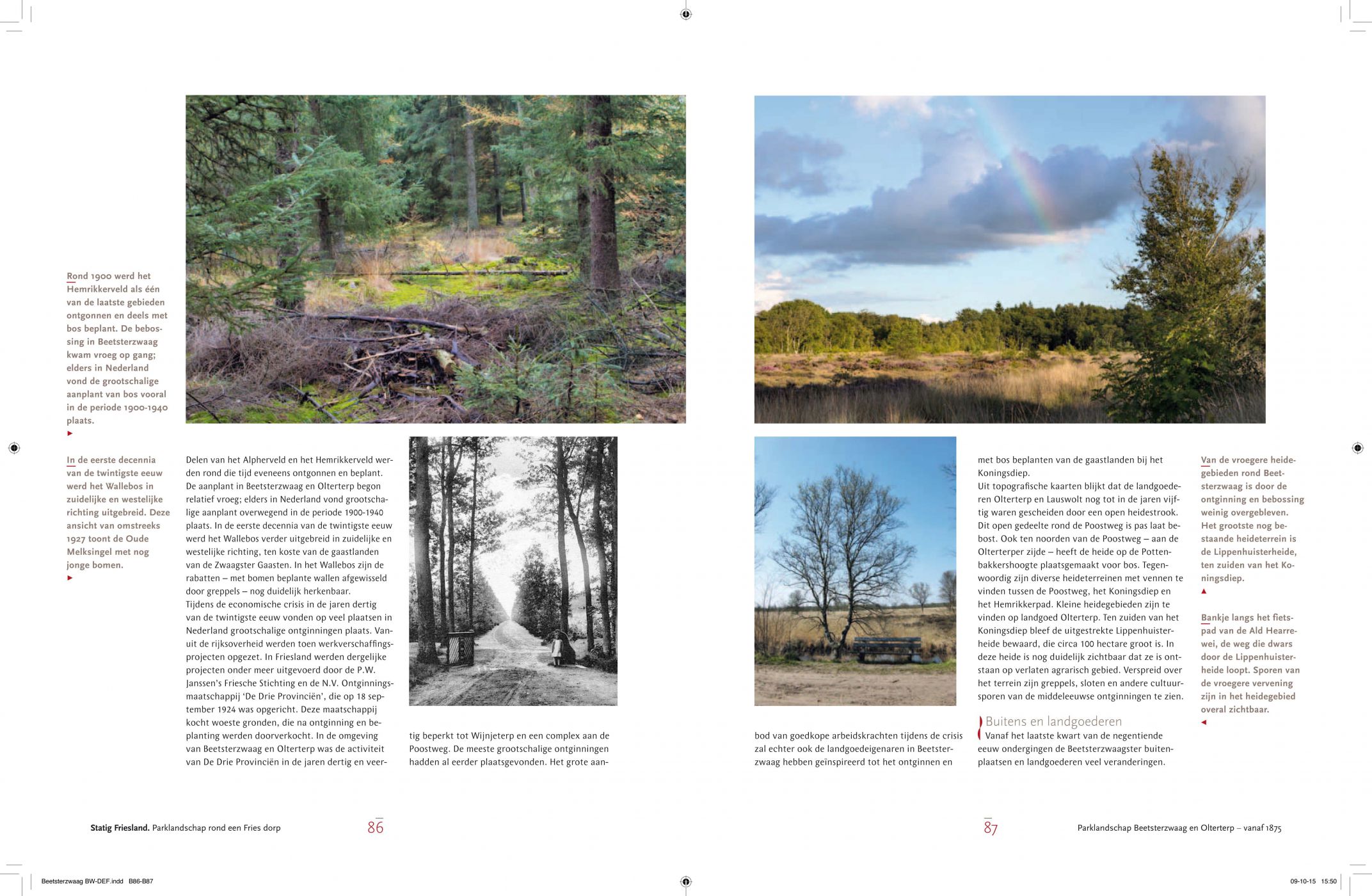 Inkijkexemplaar van het boek: <em>Statig Beetsterzwaag. Parklandschap rond een Fries dorp</em> - © Uitgeverij Matrijs