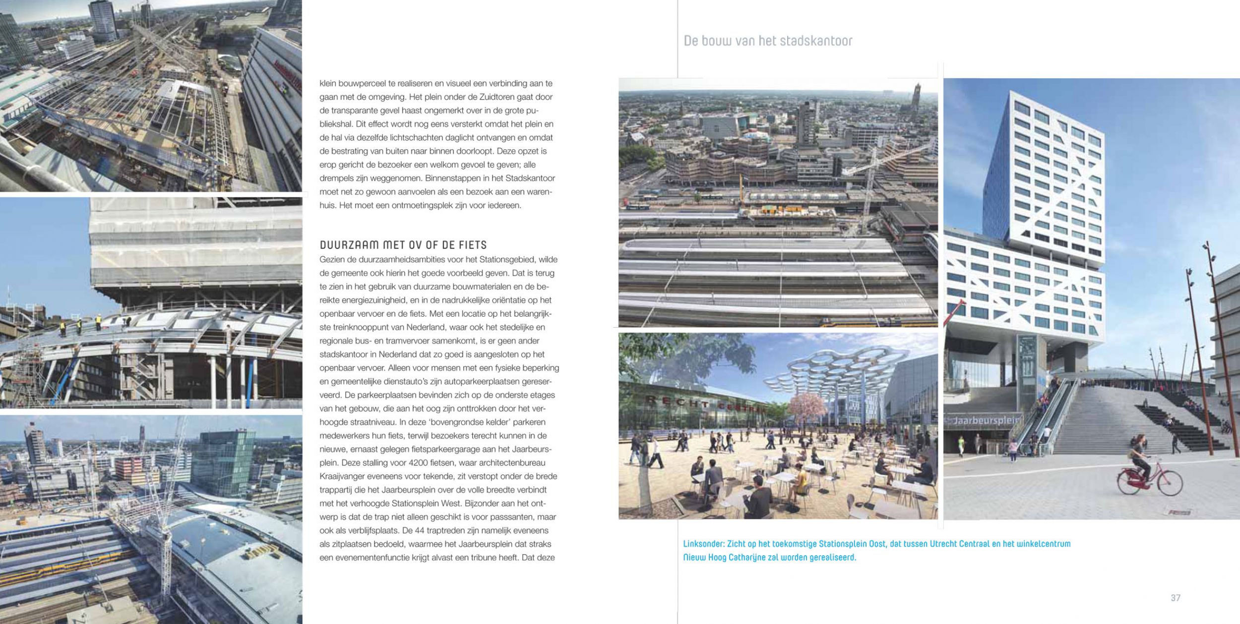 Inkijkexemplaar van het boek: <em>Het Utrechtse Stadskantoor</em> - © Uitgeverij Matrijs