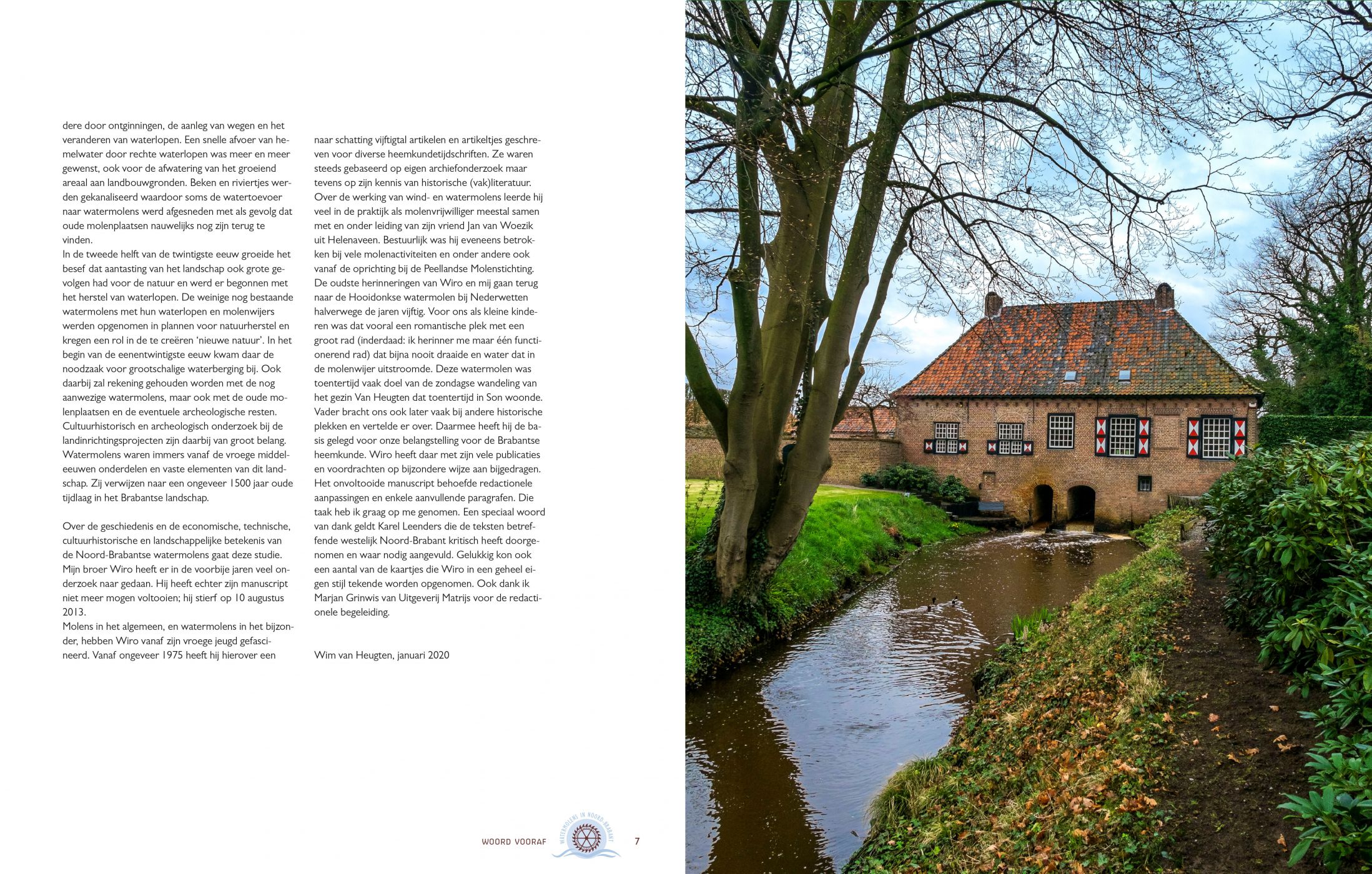 Inkijkexemplaar van het boek: <em>Watermolens in Noord-Brabant</em> - © Uitgeverij Matrijs