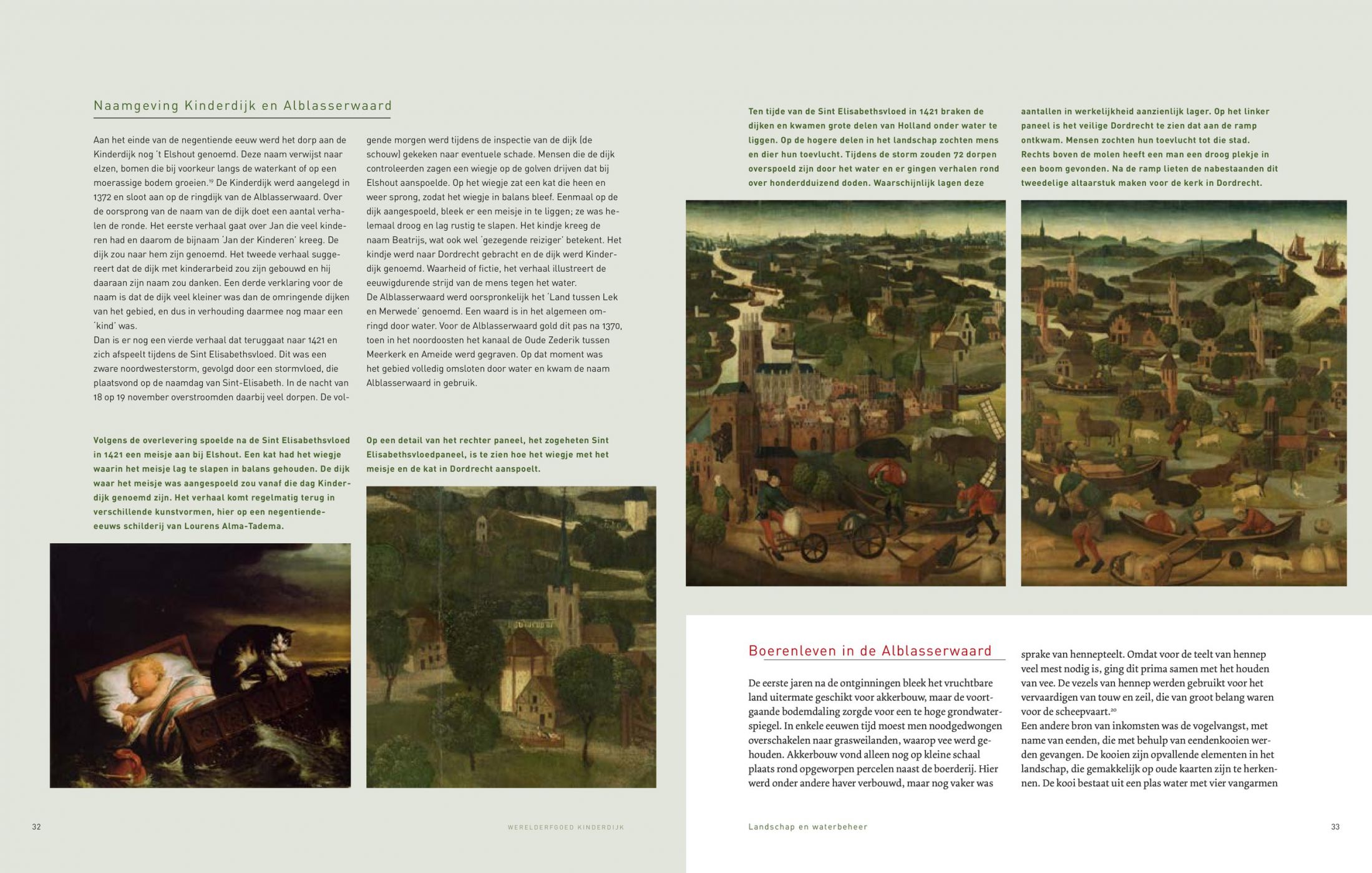 Inkijkexemplaar van het boek: <em>Werelderfgoed Kinderdijk. Molens, water en gemalen</em> - © Uitgeverij Matrijs