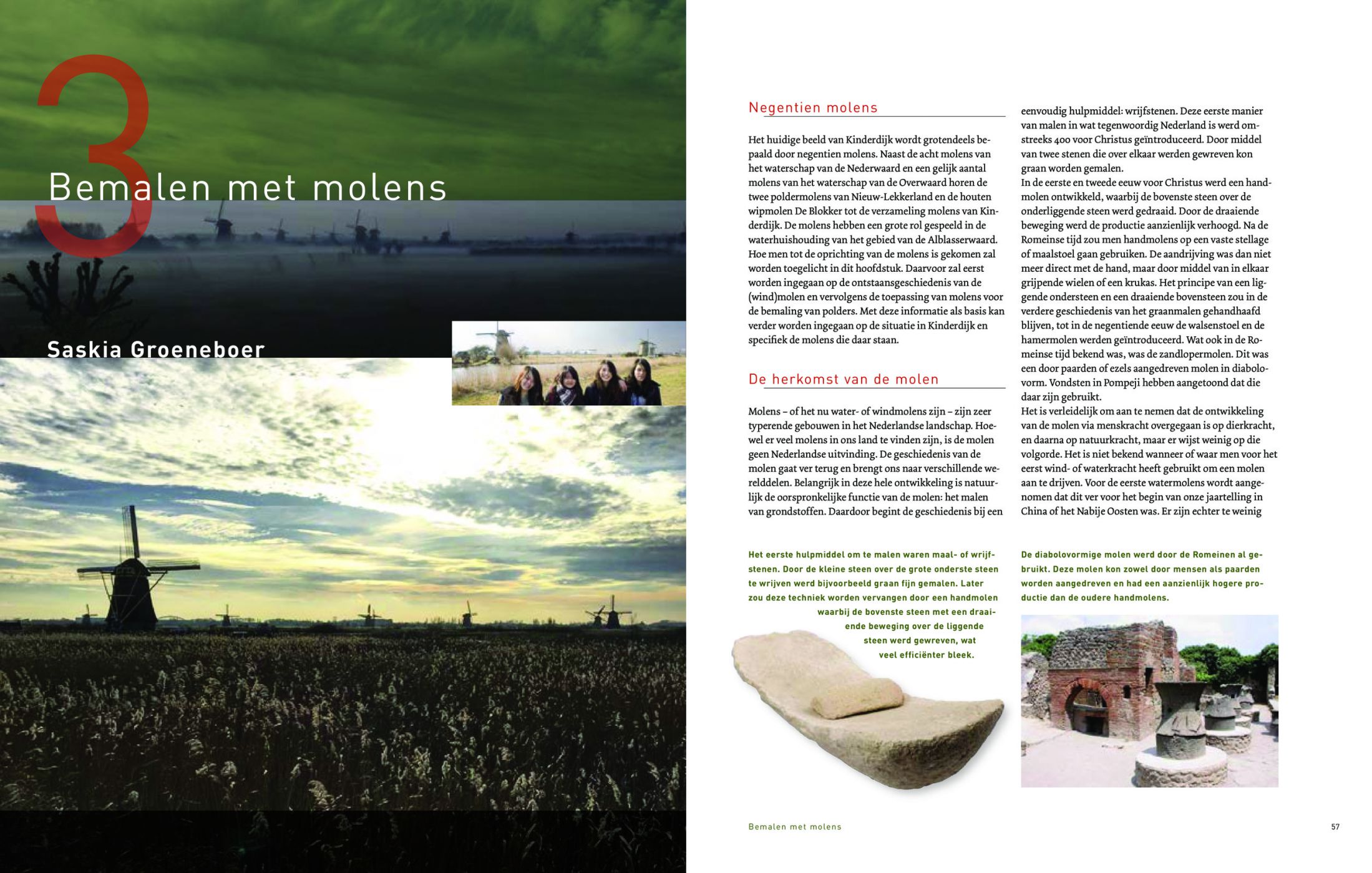 Inkijkexemplaar van het boek: <em>Werelderfgoed Kinderdijk. Molens, water en gemalen</em> - © Uitgeverij Matrijs