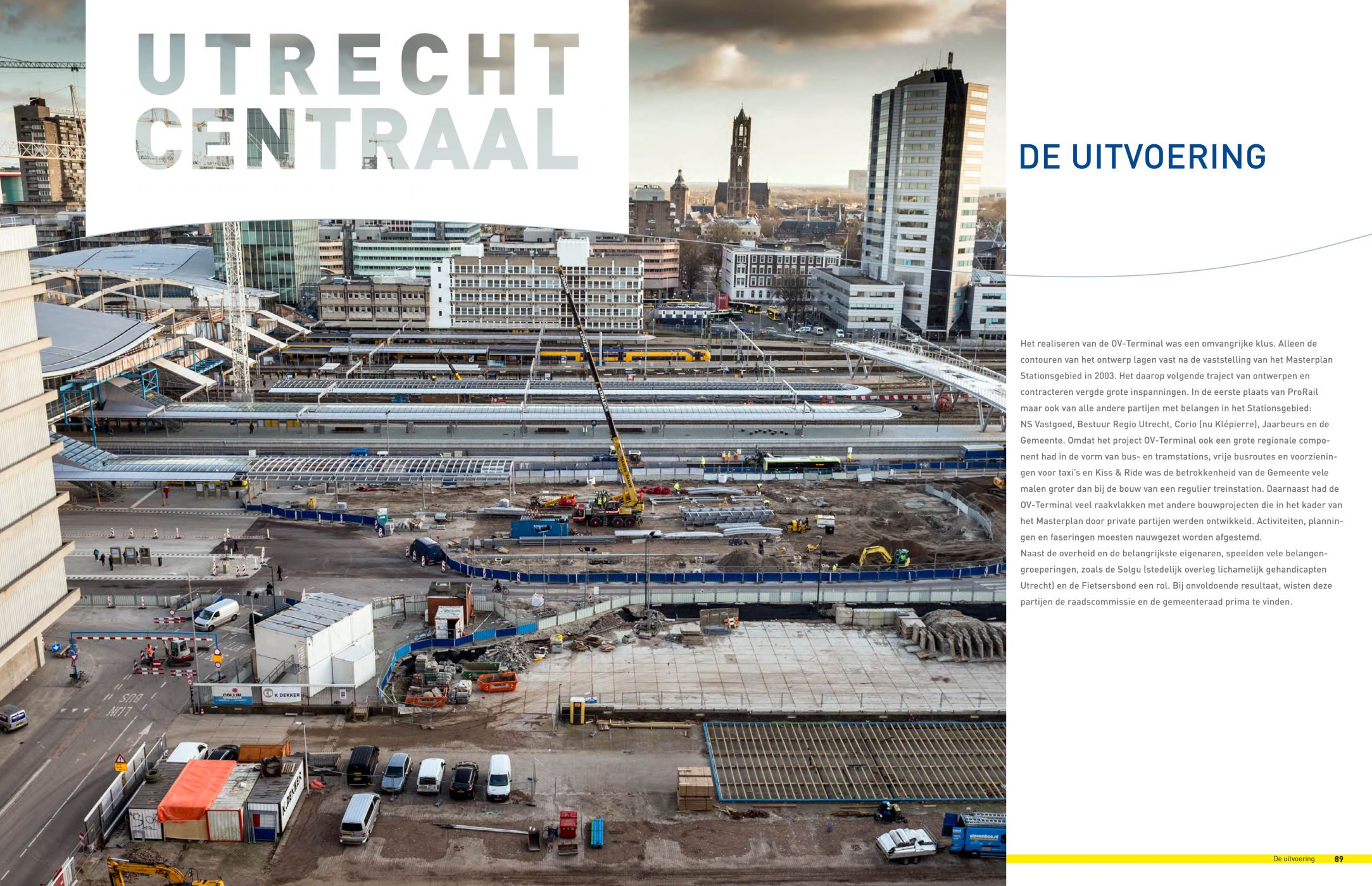 Inkijkexemplaar van het boek: <em>Verjongd stadshart. Een nieuw Utrecht Centraal</em> - © Uitgeverij Matrijs