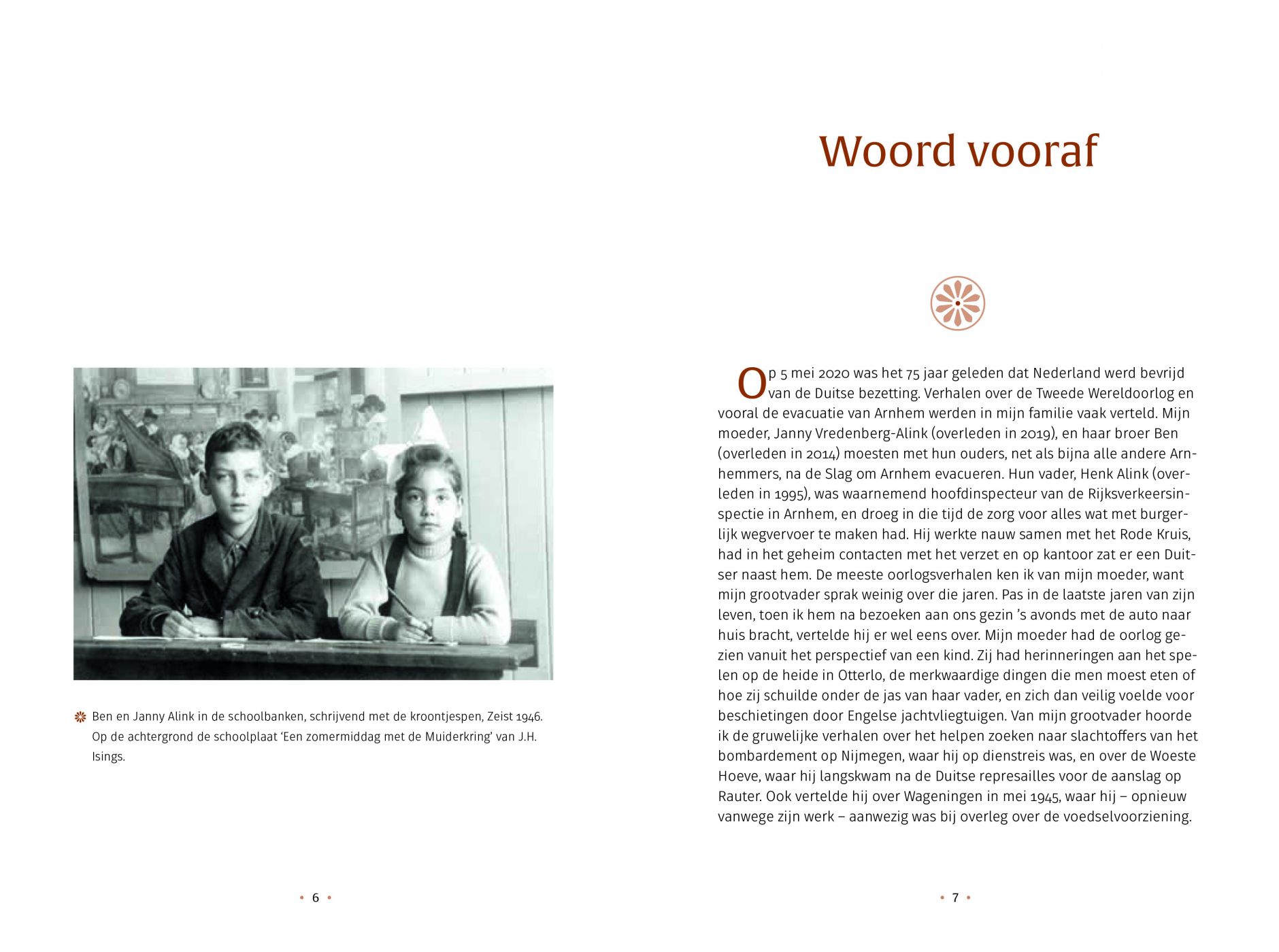 Inkijkexemplaar van het boek: <em>Herinneringen aan de evacuatie van Arnhem</em> - © Uitgeverij Matrijs