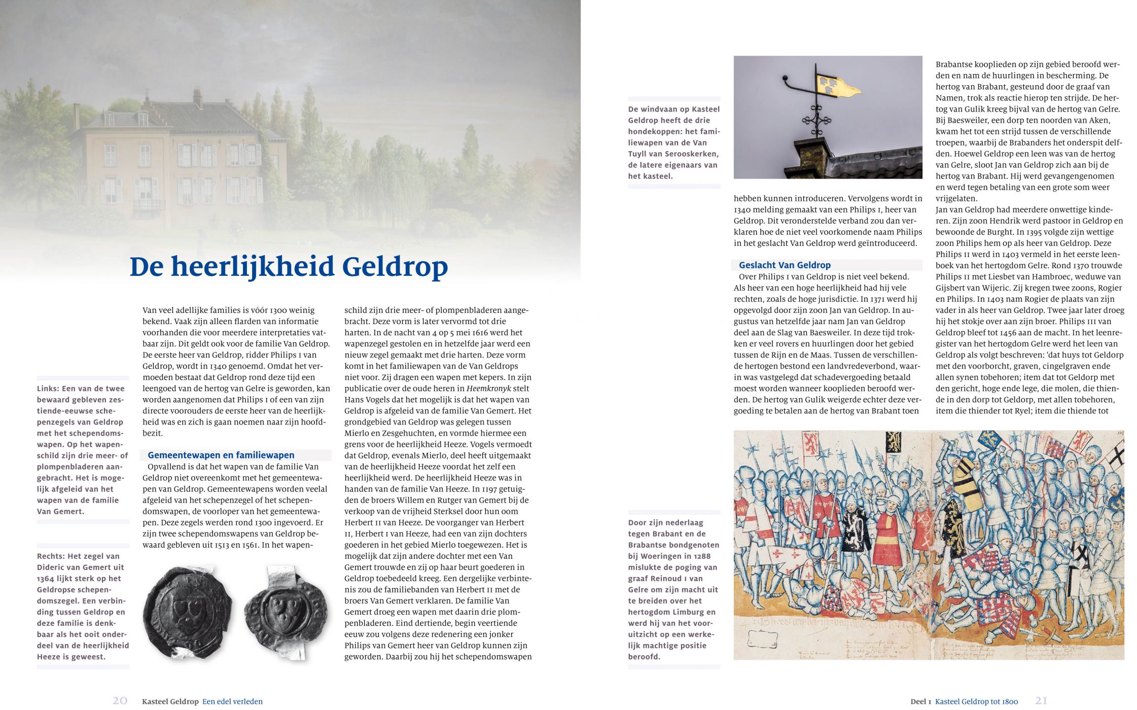 Inkijkexemplaar van het boek: <em>Kasteel Geldrop. Een edel verleden</em> - © Uitgeverij Matrijs