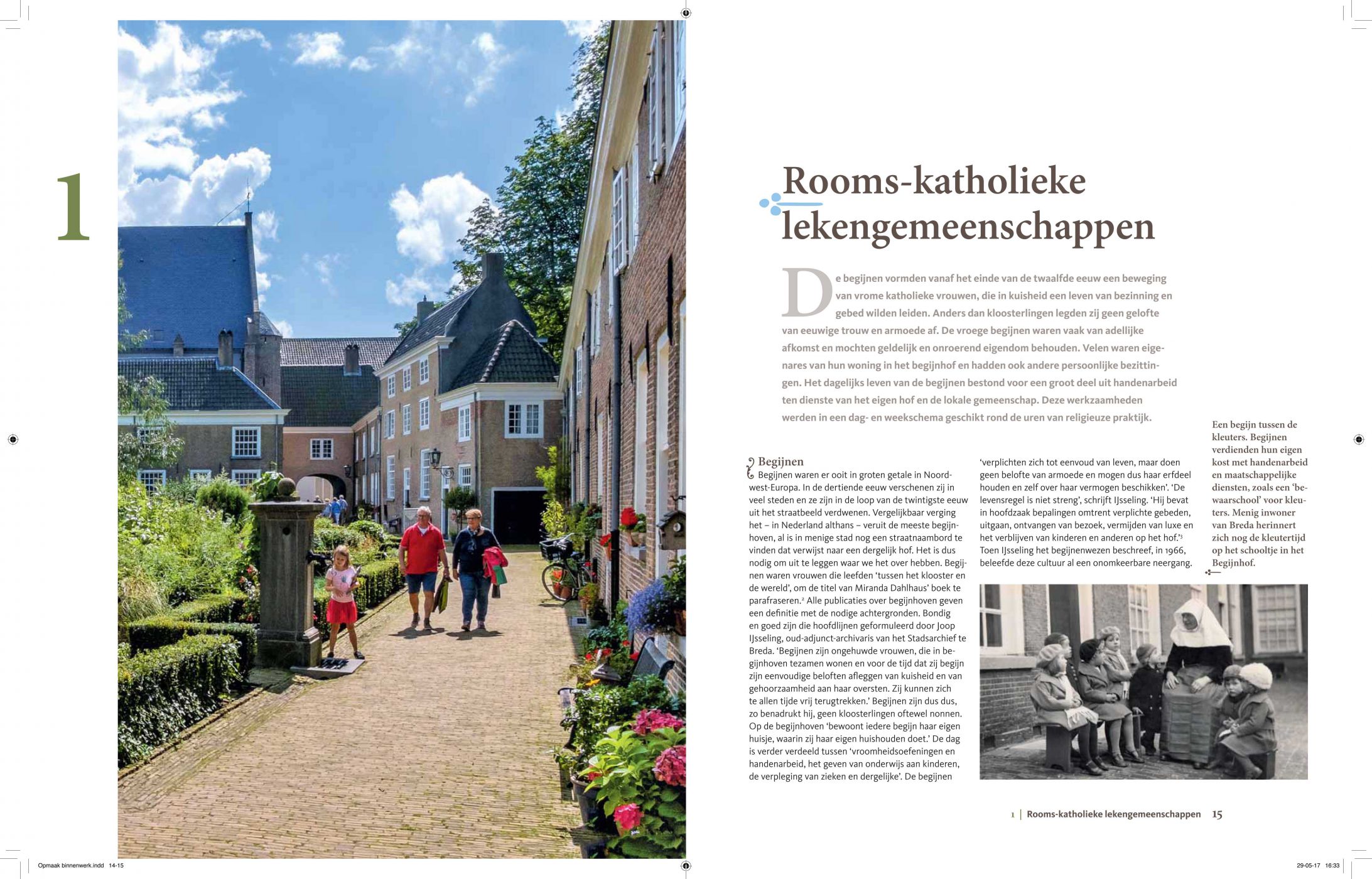 Inkijkexemplaar van het boek: <em>Het Begijnhof van Breda. Gebouwen vol geschiedenis</em> - © Uitgeverij Matrijs