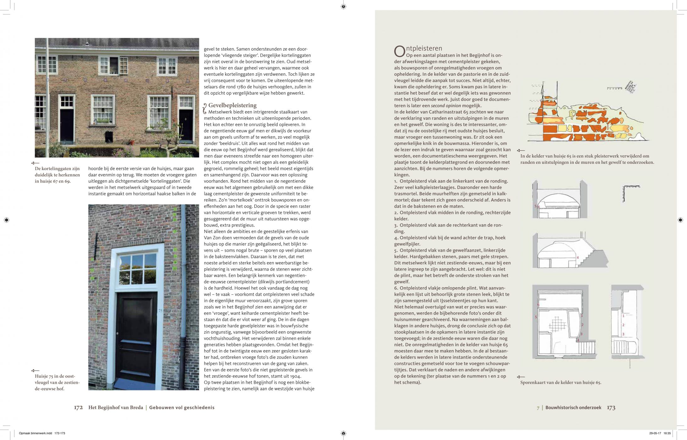 Inkijkexemplaar van het boek: <em>Het Begijnhof van Breda. Gebouwen vol geschiedenis</em> - © Uitgeverij Matrijs