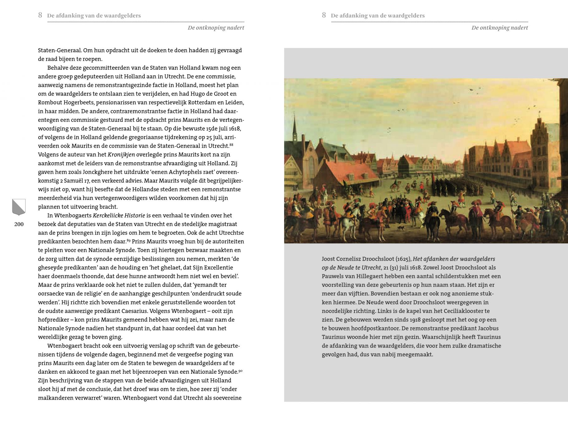 Inkijkexemplaar van het boek: <em>Het verleden van Utrecht als remonstrantse stad, 1610-1618. Maurits` zwaard</em> - © Uitgeverij Matrijs