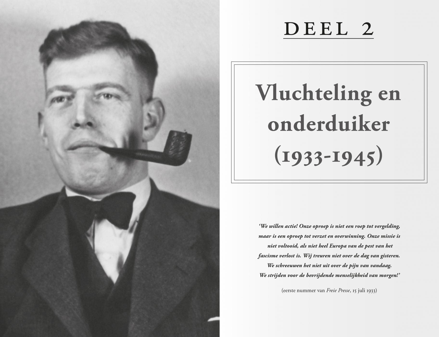 Inkijkexemplaar van het boek: <em>Alfred Mozer. Duitser - Nederlander - Europeaan (1905-1979)</em> - © Uitgeverij Matrijs