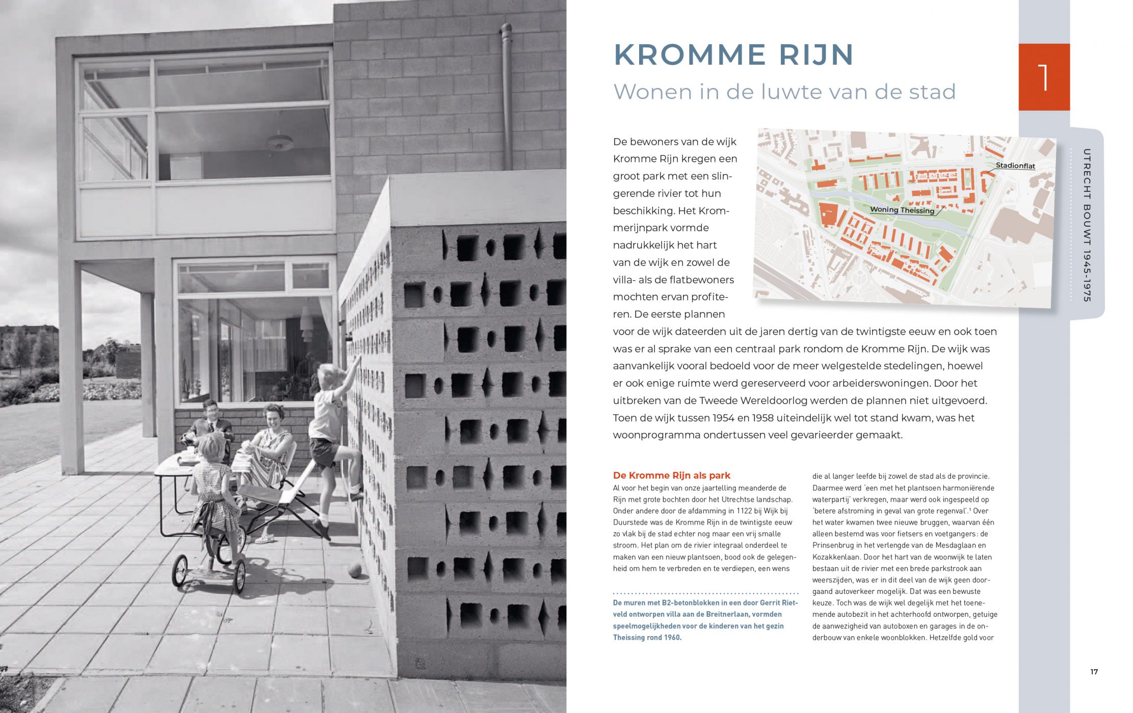 Inkijkexemplaar van het boek: <em>Utrecht bouwt 1945-1975</em> - © Uitgeverij Matrijs