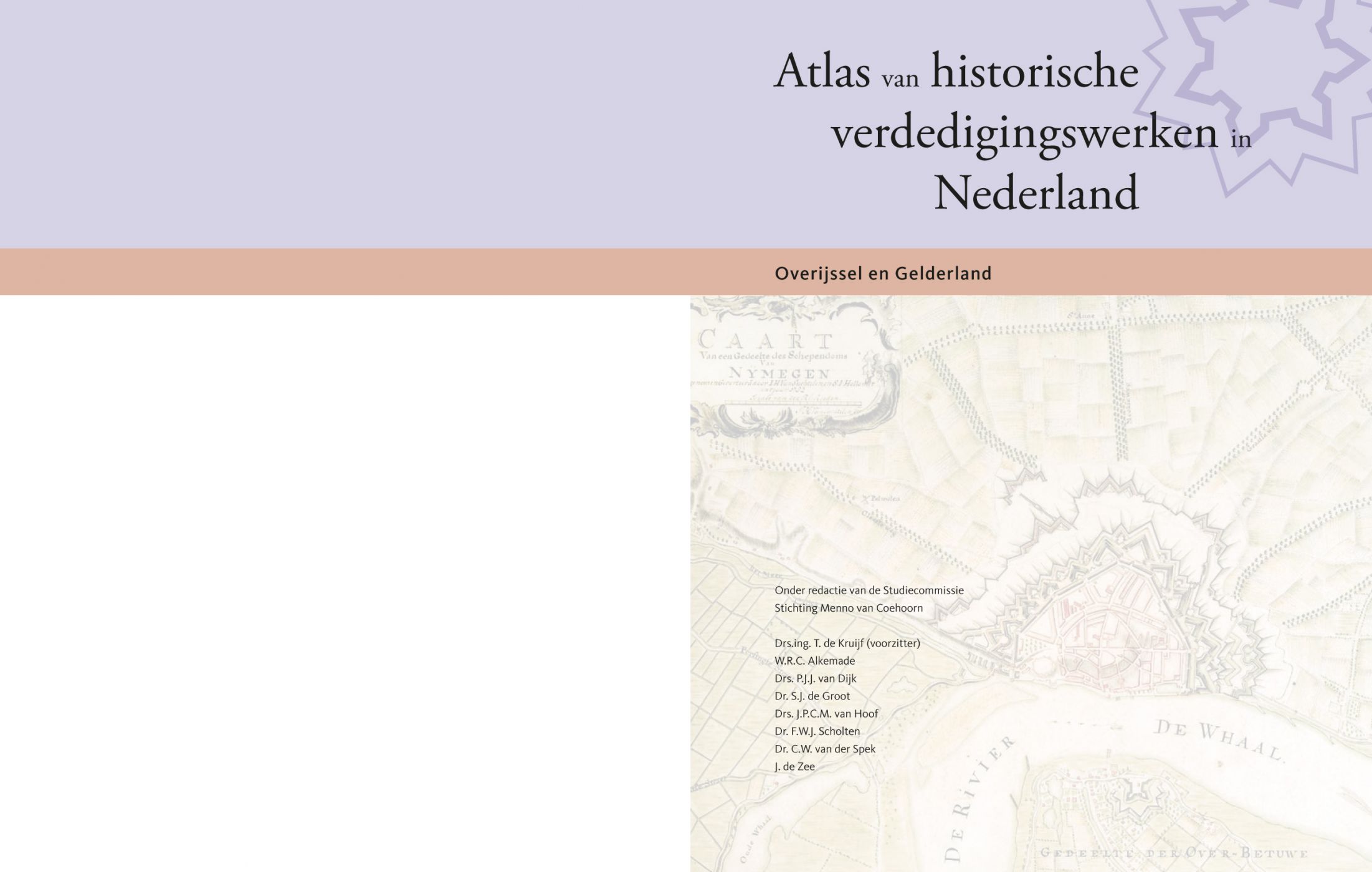 Inkijkexemplaar van het boek: <em>Atlas van historische verdedigingswerken in Nederland. Overijssel en Gelderland</em> - © Uitgeverij Matrijs