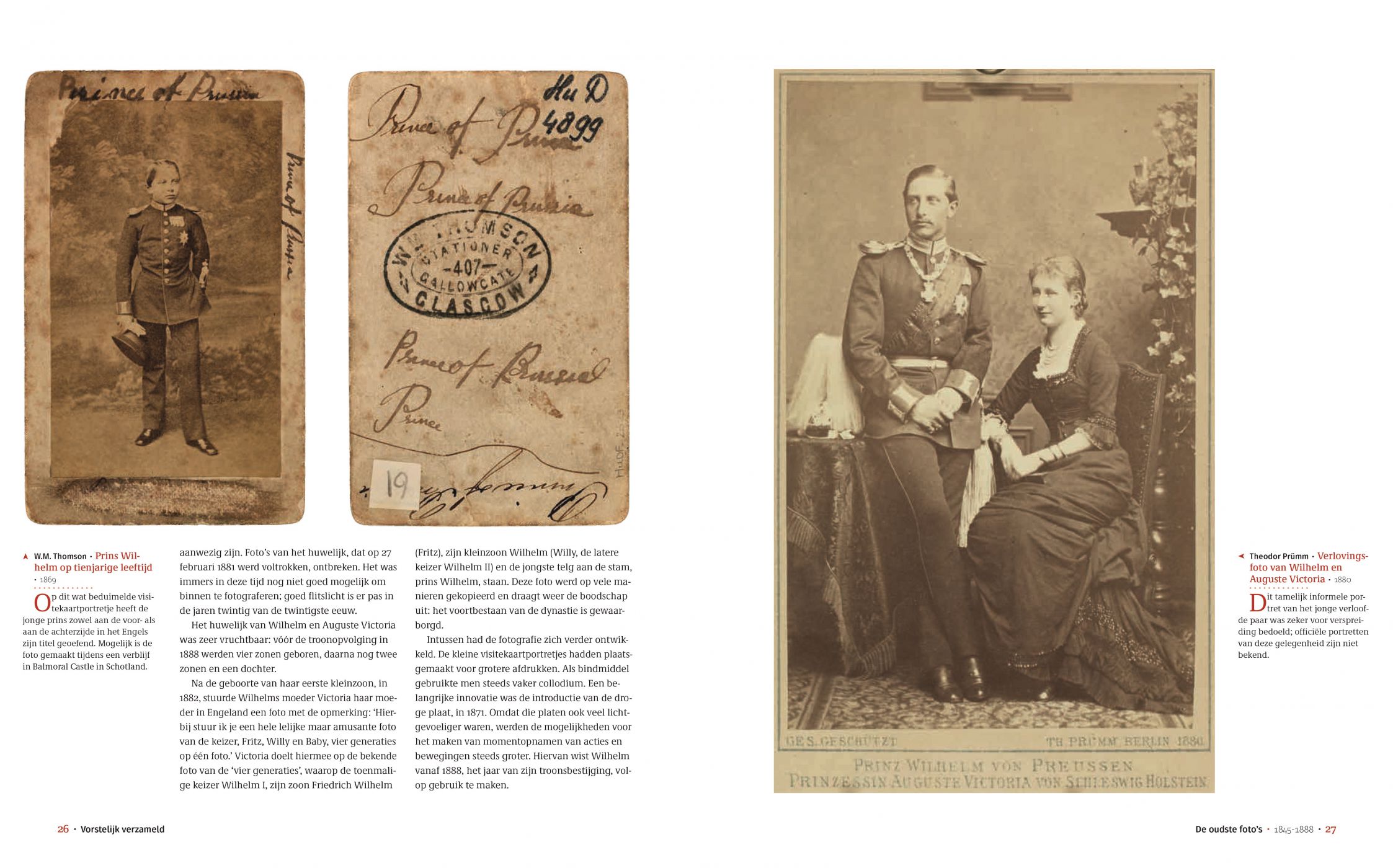 Inkijkexemplaar van het boek: <em>Vorstelijk verzameld. De foto’s van de Duitse keizer Wilhelm II</em> - © Uitgeverij Matrijs