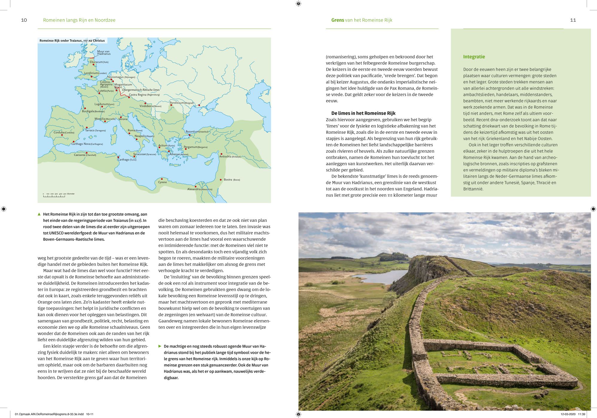 Inkijkexemplaar van het boek: <em>Romeinen langs Rijn en Noordzee. De limes in Nederland</em> - © Uitgeverij Matrijs