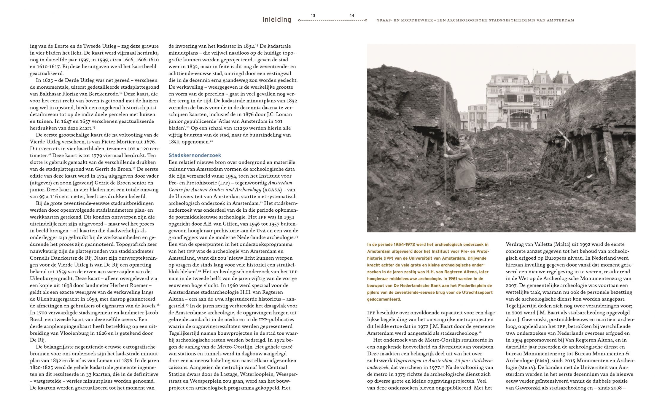 Inkijkexemplaar van het boek: <em>Graaf- en modderwerk. Een archeologische stadsgeschiedenis van Amsterdam</em> - © Uitgeverij Matrijs