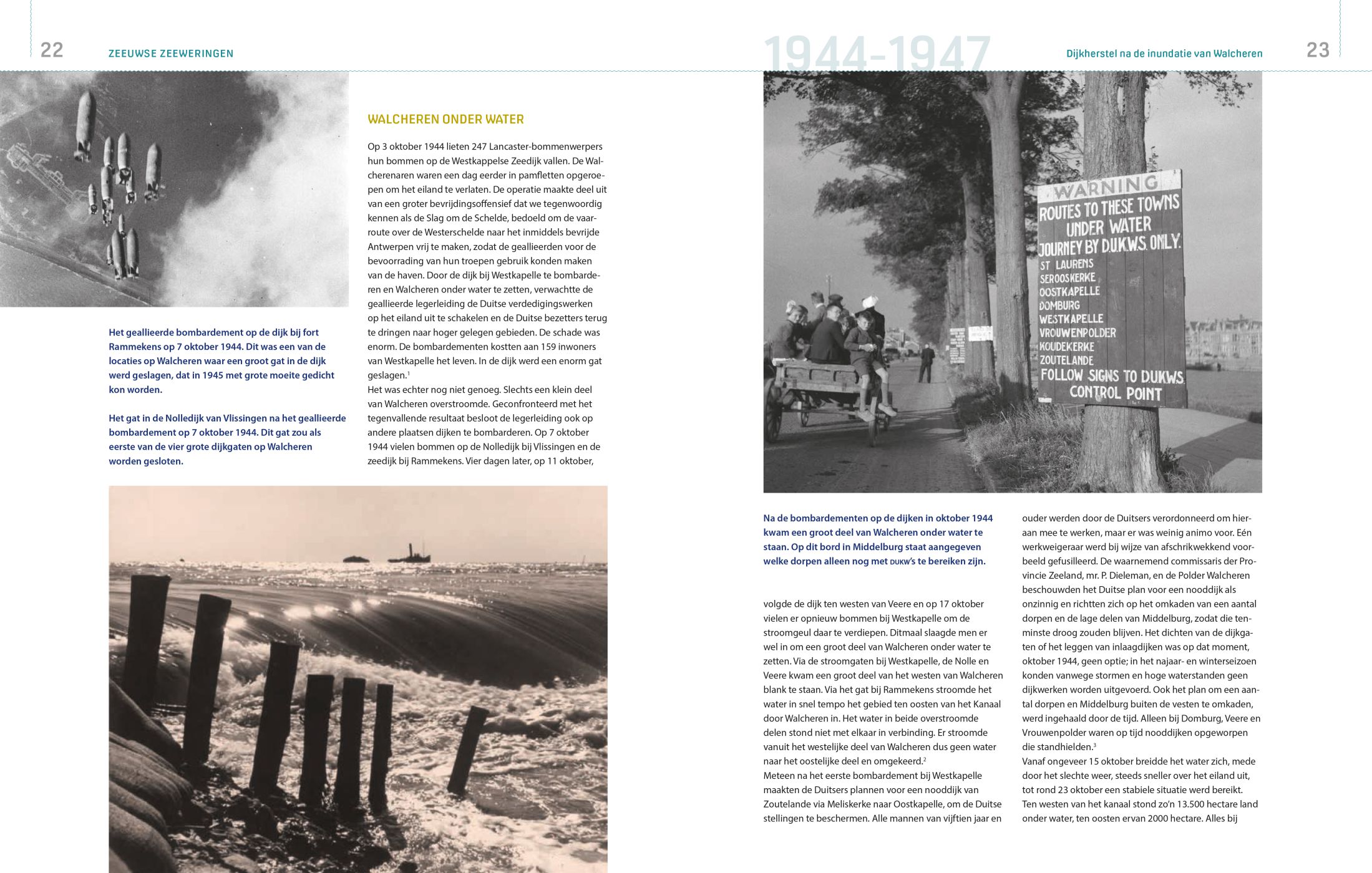 Inkijkexemplaar van het boek: <em>Zeeuwse zeeweringen. Werken aan de Zeeuwse kust, 1944-2015</em> - © Uitgeverij Matrijs
