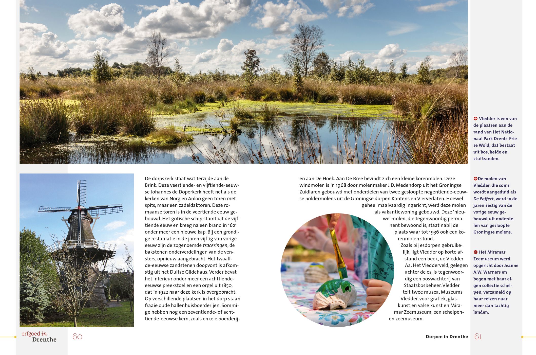 Inkijkexemplaar van het boek: <em>Erfgoed in Drenthe. Esdorpen en brinken</em> - © Uitgeverij Matrijs