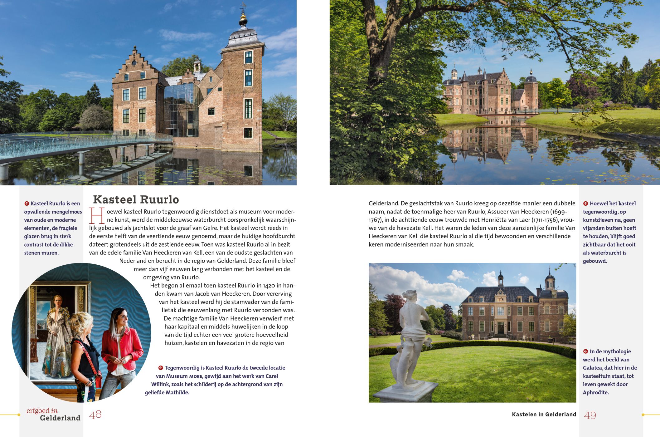 Inkijkexemplaar van het boek: <em>Erfgoed in Gelderland. Kastelen en tuinen</em> - © Uitgeverij Matrijs