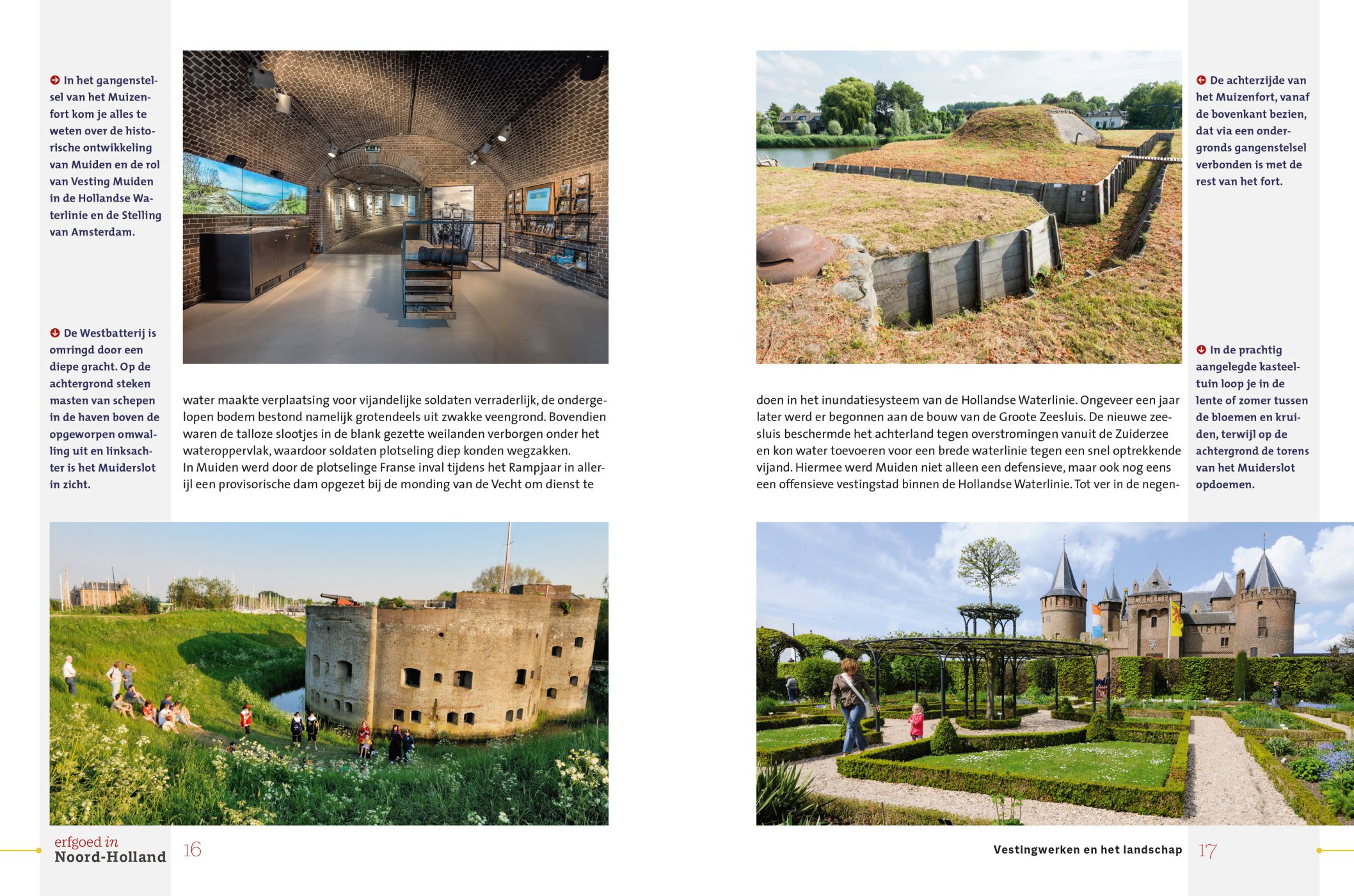 Inkijkexemplaar van het boek: <em>Erfgoed in Noord-Holland. Vestingen en forten</em> - © Uitgeverij Matrijs