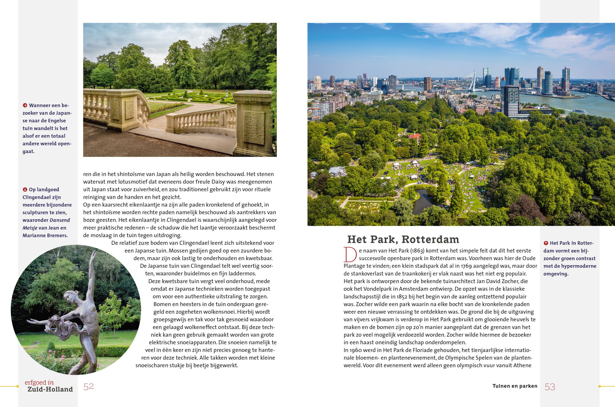 Inkijkexemplaar van het boek: <em>Erfgoed in Zuid-Holland. Tuinen en parken</em> - © Uitgeverij Matrijs