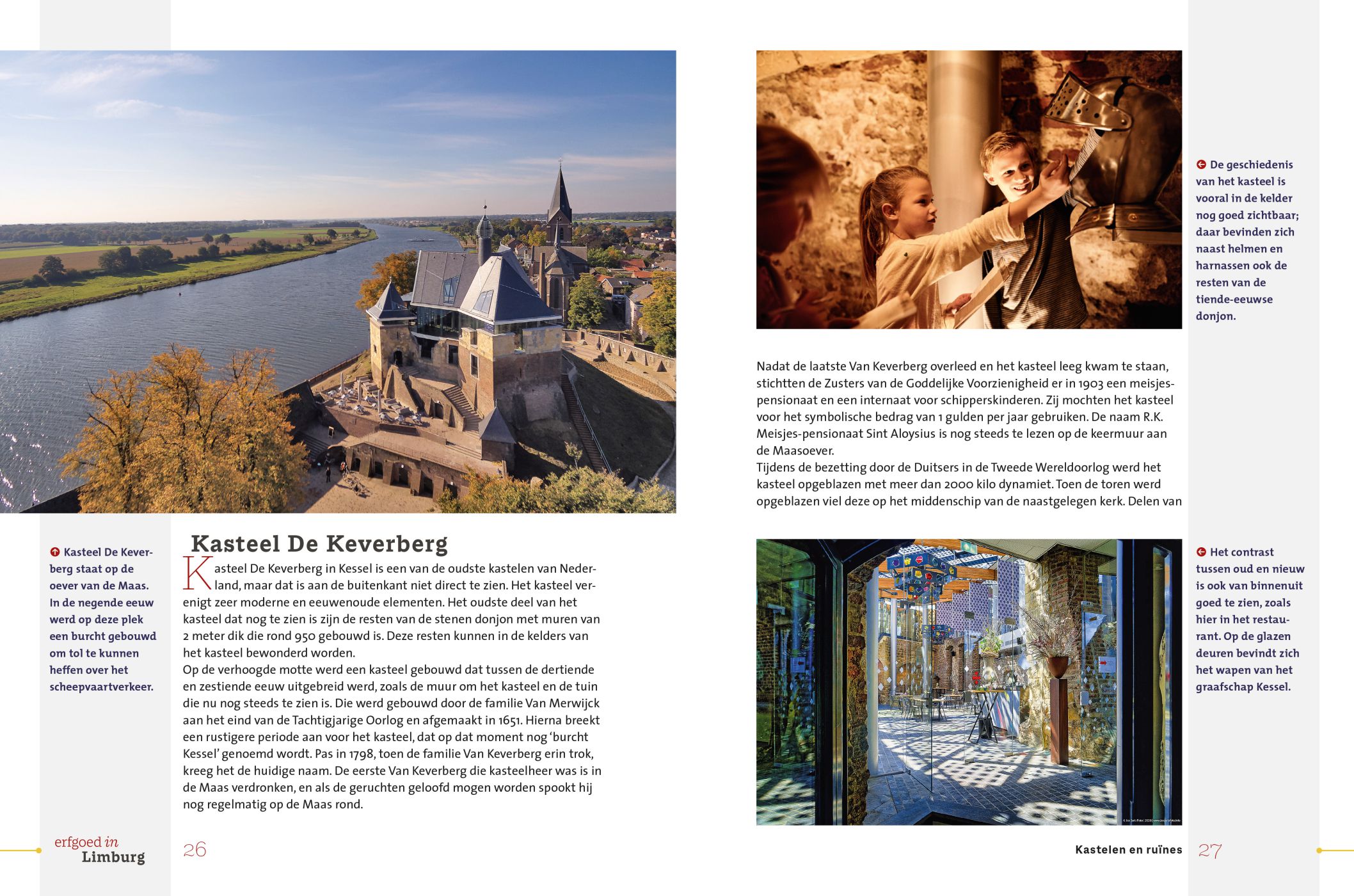 Inkijkexemplaar van het boek: <em>Erfgoed in Limburg. Kastelen en ruïnes</em> - © Uitgeverij Matrijs