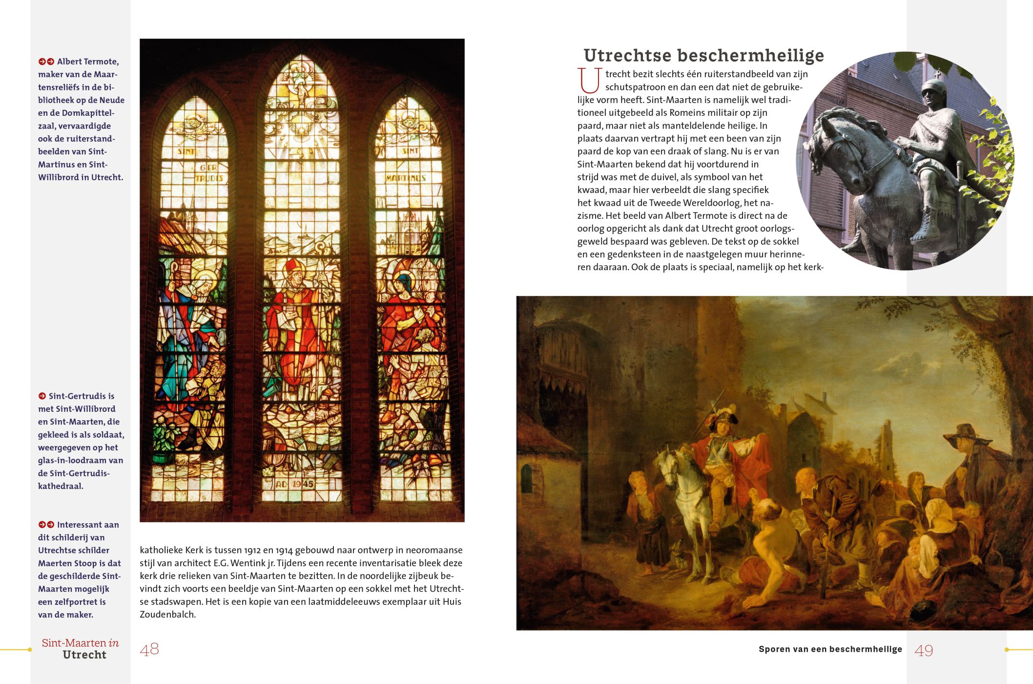 Inkijkexemplaar van het boek: <em>Sint-Maarten in Utrecht. Sporen van een beschermheilige</em> - © Uitgeverij Matrijs